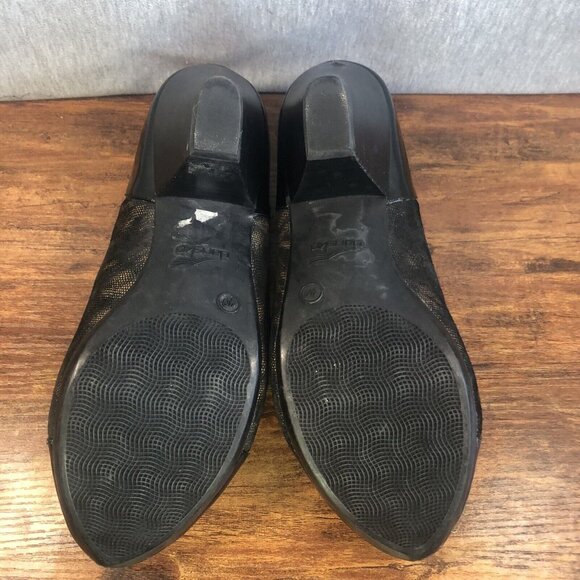 Dansko Bonnie Brown Animal Print Patent Leather Mary Jane Heels SZ‎ 40 US 9.5-10 - Picture 9 of 11